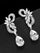 Missord Pear Cut Cubic Zirconia Drop Earrings MSE101059 - MISS ORD