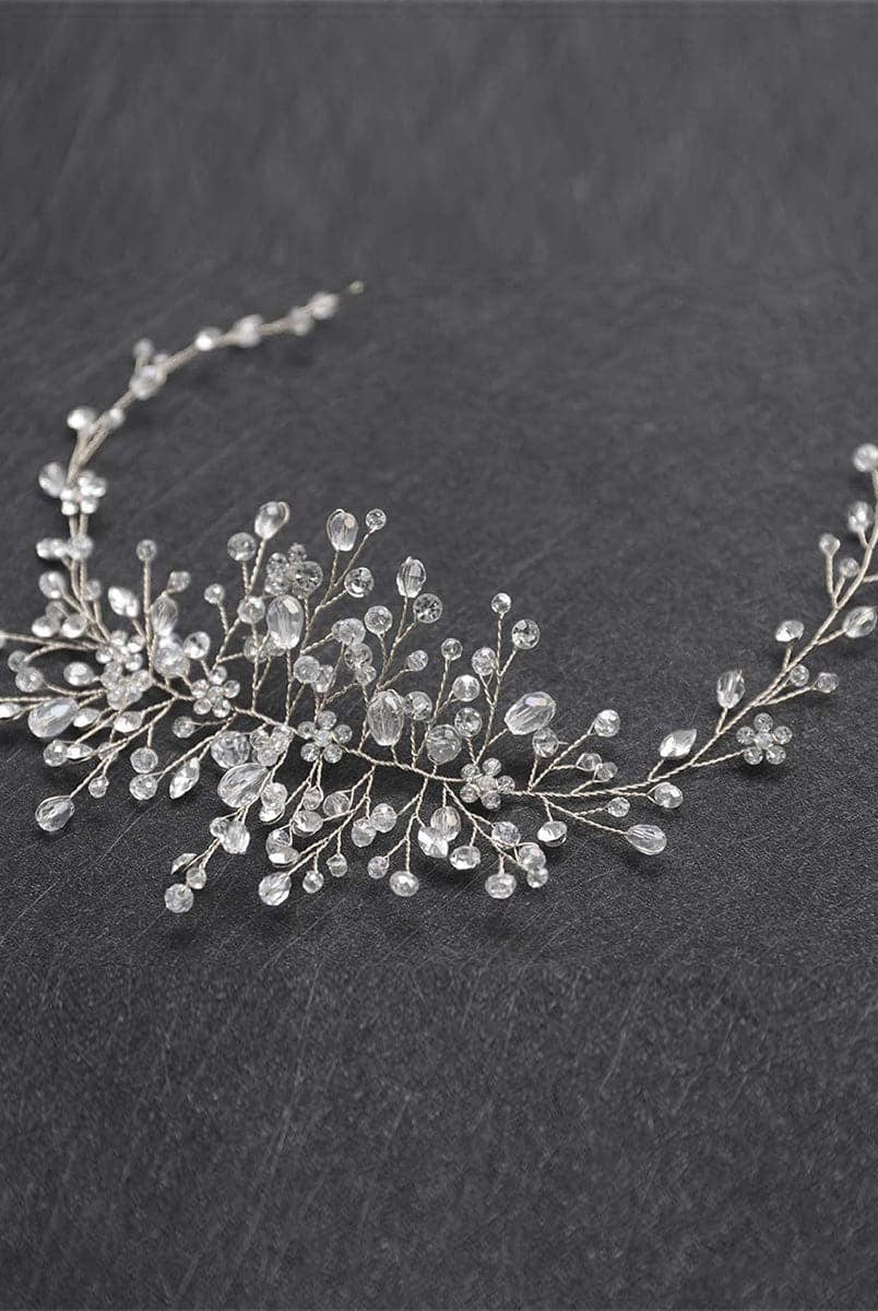 Crystal Flower Bridal Dress Hair Vine Headpieces MTS0009