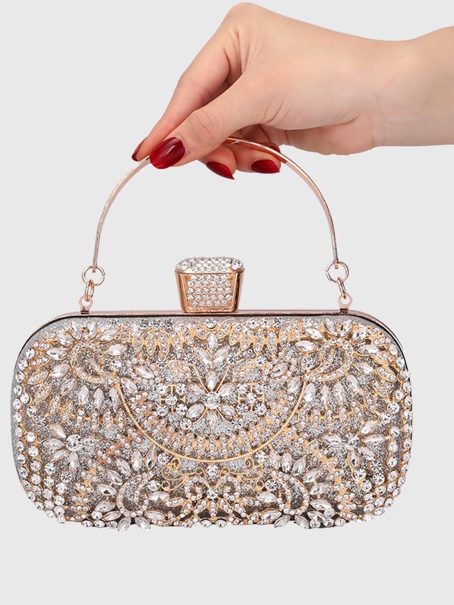 Inlay Rhinestone Dinner Clutch Bag MNBF013 - MISS ORD