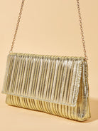 Gold Sparkle Clutch Bag MNBF082