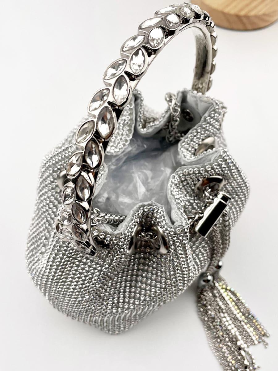 Shiny Inlay Stone Rhinestone Evening Bag MNBF060 - MISS ORD