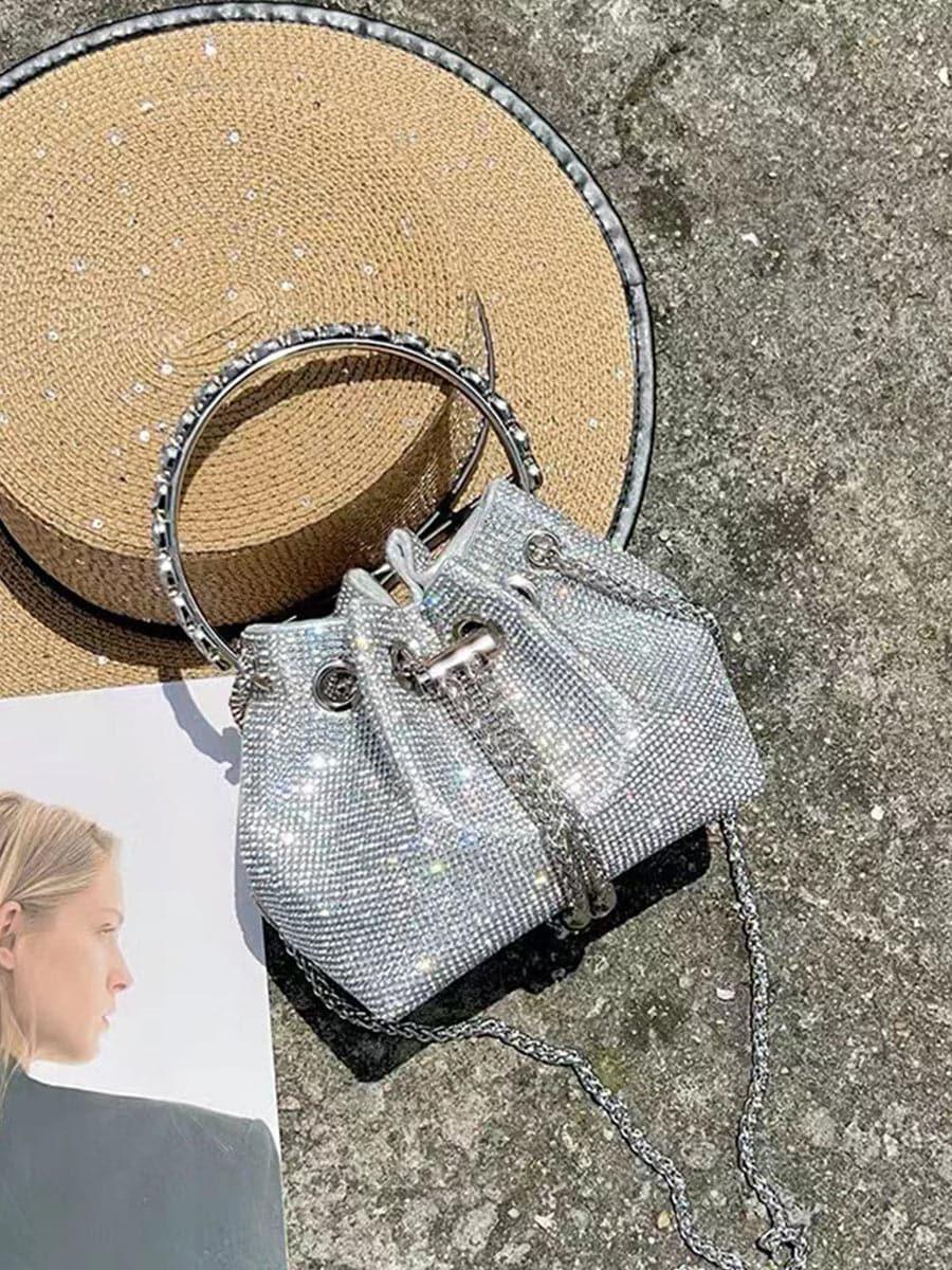 Shiny Inlay Stone Rhinestone Evening Bag MNBF060 - MISS ORD