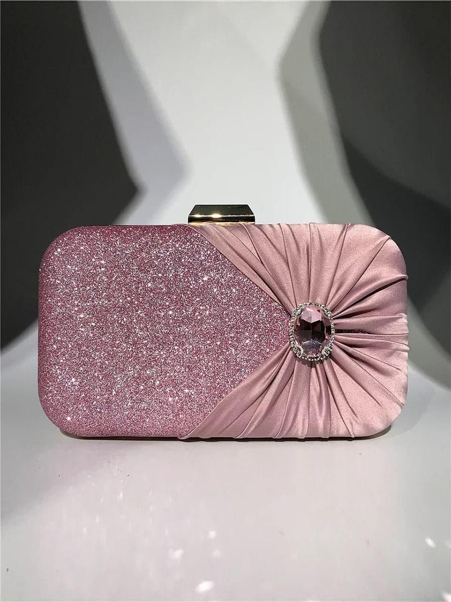 Inlaid Stone Clutch Bag MNBF080 - MISS ORD