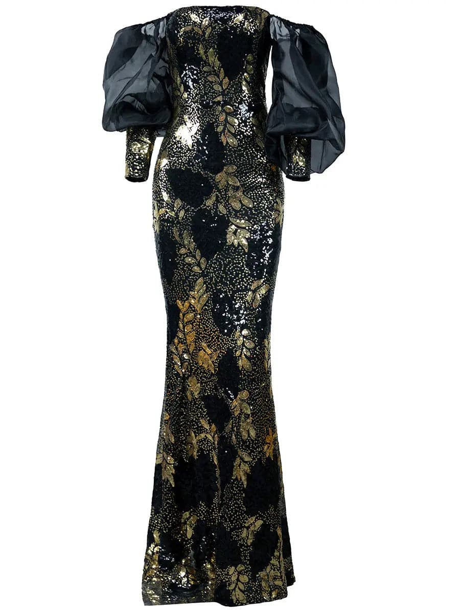 Black Formal Dress XJ1903