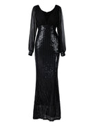 Mermaid Black Prom Dress XH2075