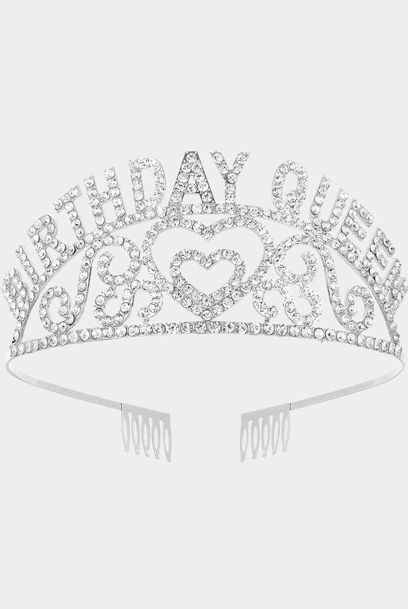 Inlay Stone Birthday Queen Girl Crown Baldric Headpieces MHG0011