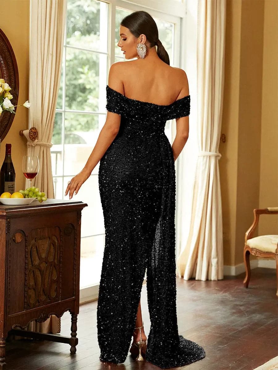 Strapless Sequin Evening Dress XH2132 MISS ORD