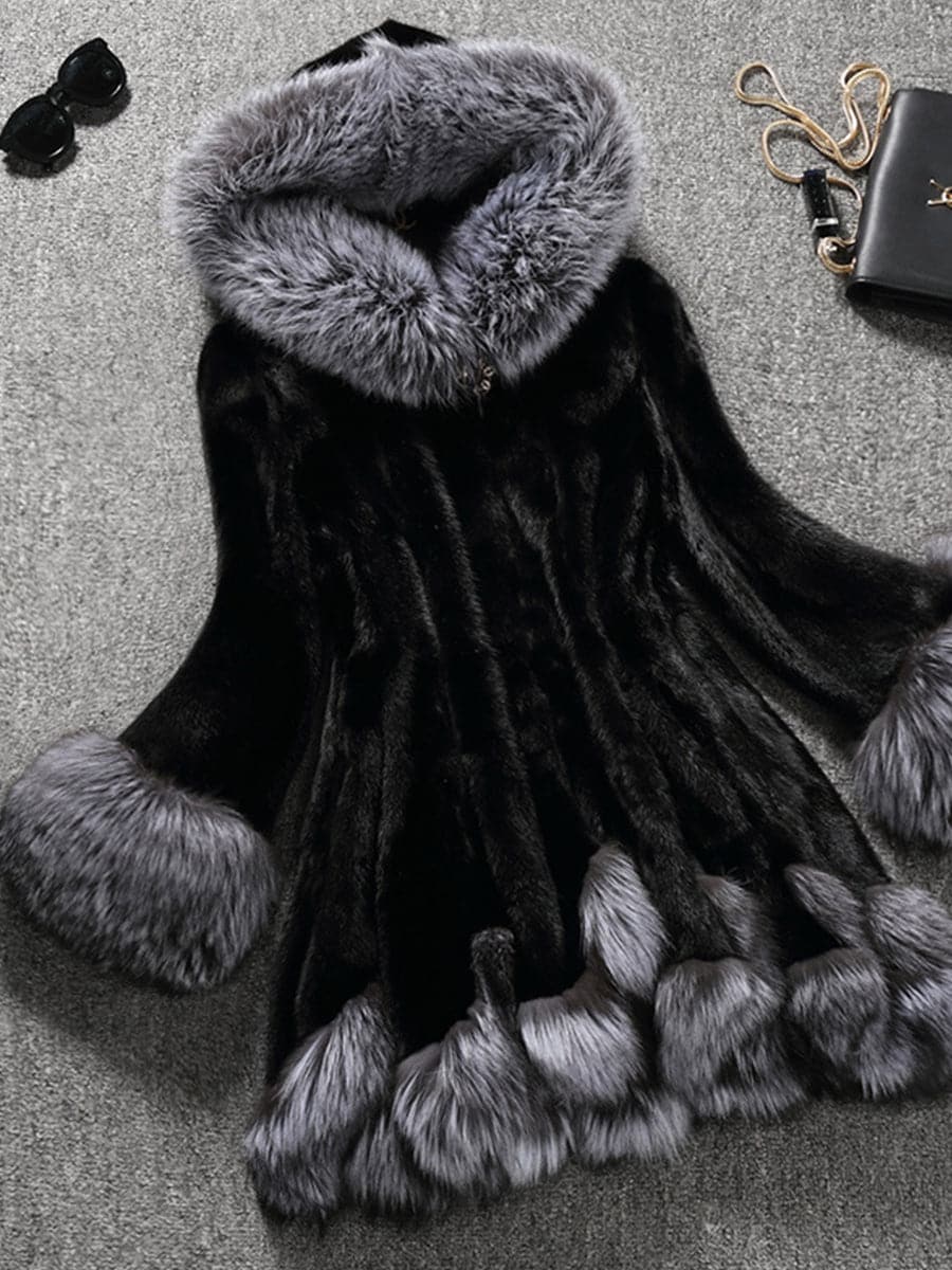 Fox Fur Vest Faux Mink Coat MSF005 MISS ORD