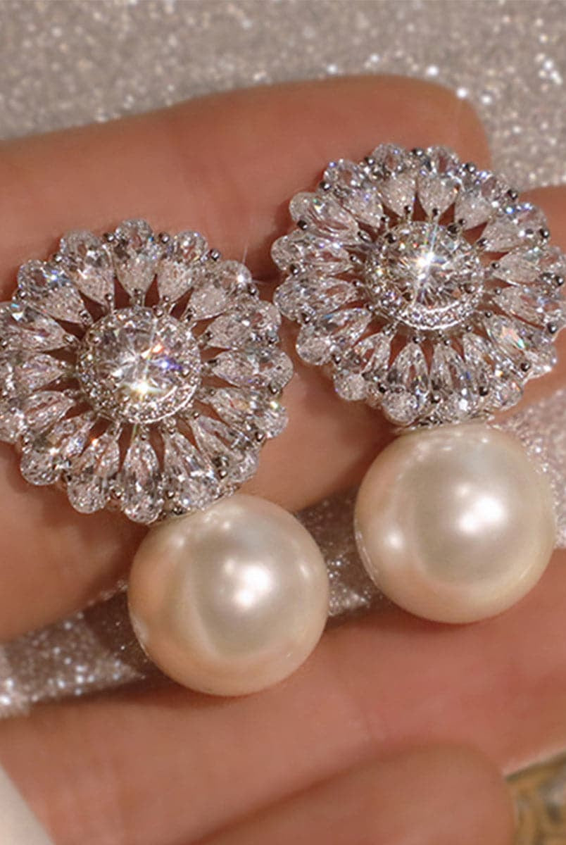 Baroque Pearl Earrings MSE033106
