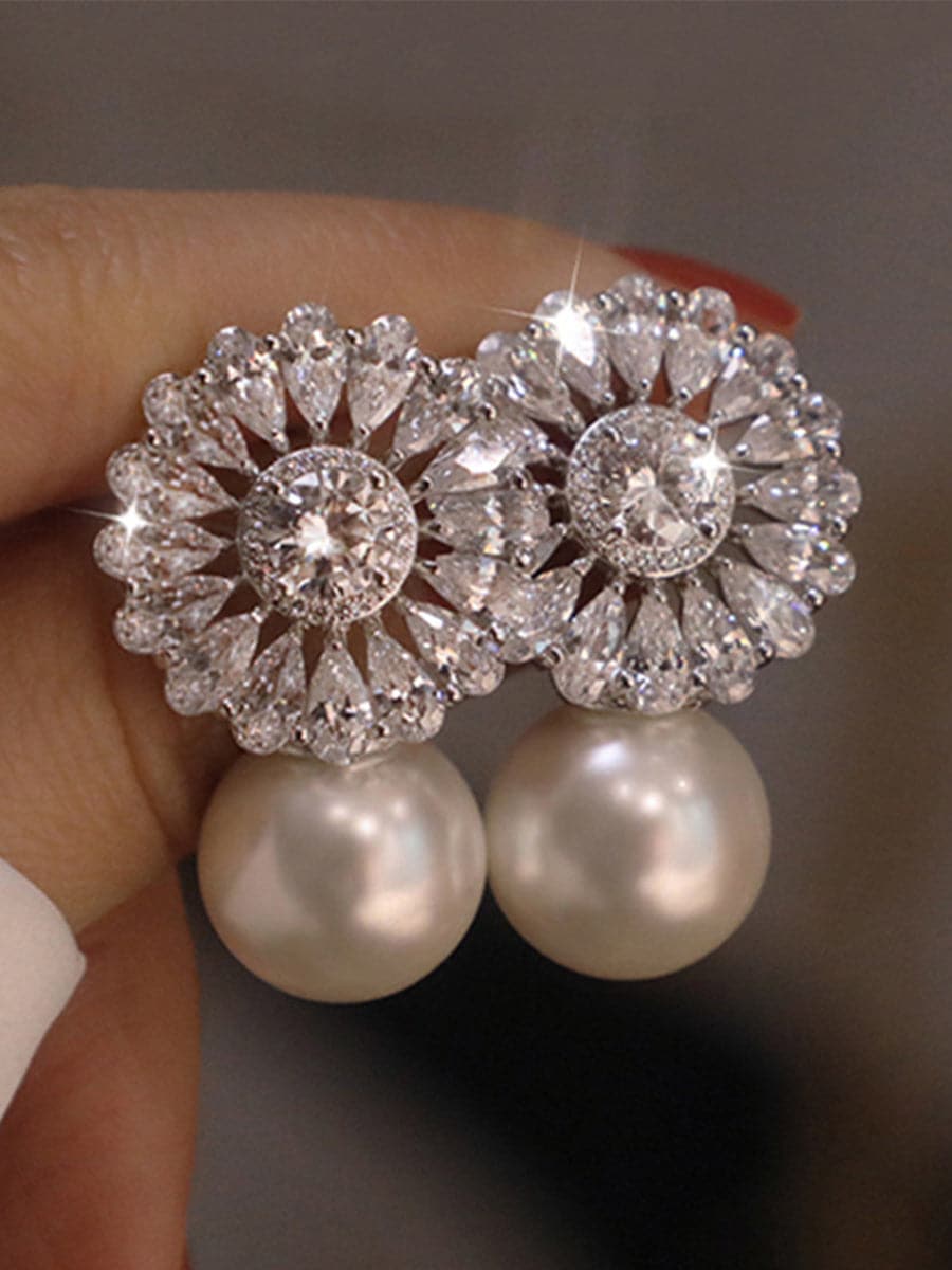 Baroque Pearl Earrings MSE033106 MISS ORD