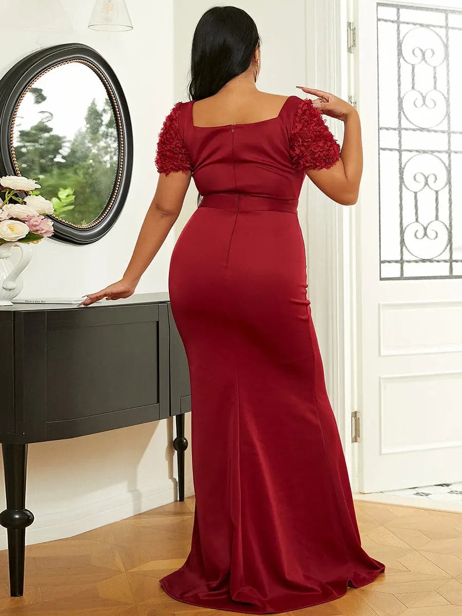 Mermaid Sweetheart Formal Maxi Red Evening Dress XH2204 MISS ORD