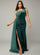 Plus Size One Shoulder Draped Sequin Burgundy Prom Dress PXH2356 - MISS ORD