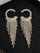 Rhinestone Sparkling Tassel Zircon Earrings MSE101046 - MISS ORD