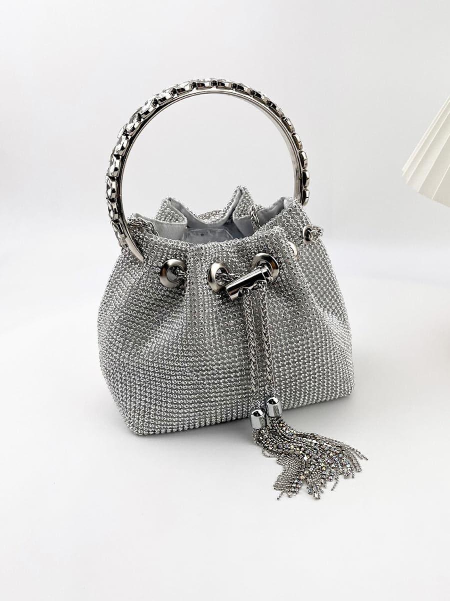 Shiny Inlay Stone Rhinestone Evening Bag MNBF060 - MISS ORD