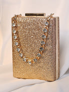 Shiny Inlay Stone Chain Party Wedding Clutch Bags MNBF066