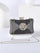 Fold Inlay Stone Square Evening Clutch Bag Shoulder MNBF011 - MISS ORD