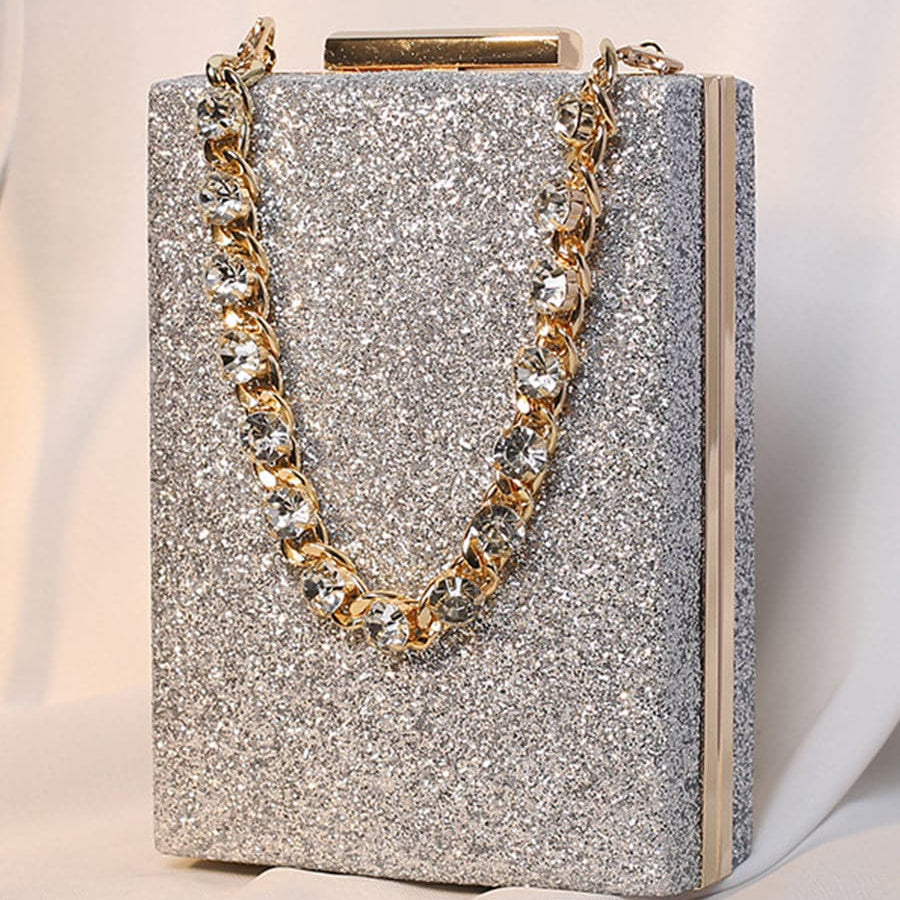 Shiny Inlay Stone Chain Party Wedding Clutch Bags MNBF066