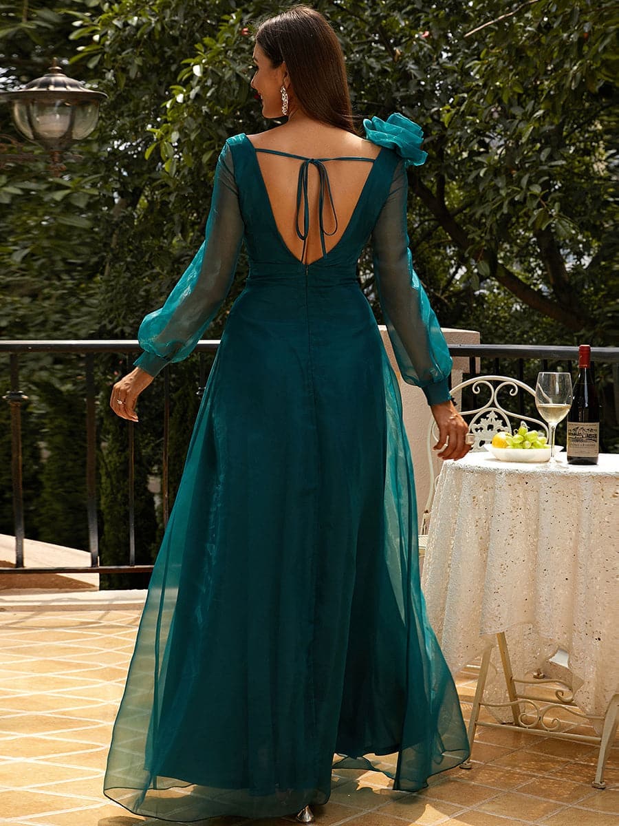 Mesh Tulle Designer  Green Prom Dress XJ1155 MISS ORD