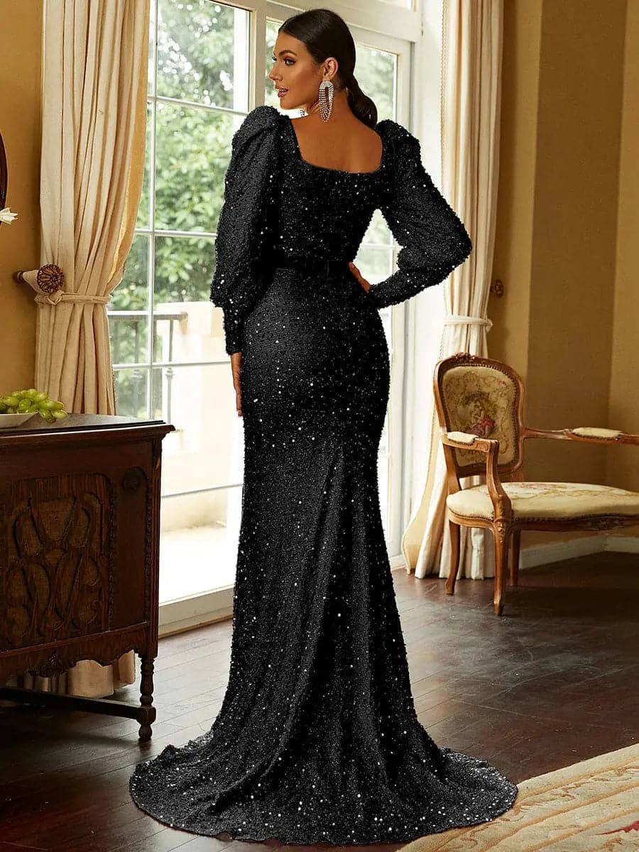 Sweetheart Neck Sequin Mermaid Evening Dress XH2144 MISS ORD