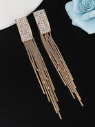 Rhinestones Tassel Earrings MSE033144